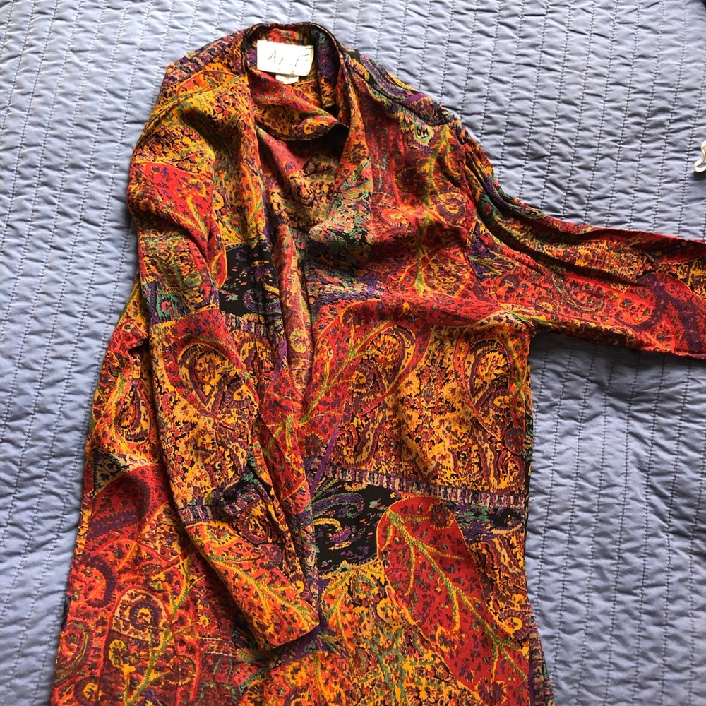 Stylish Vintage A.F.K. New York shawl